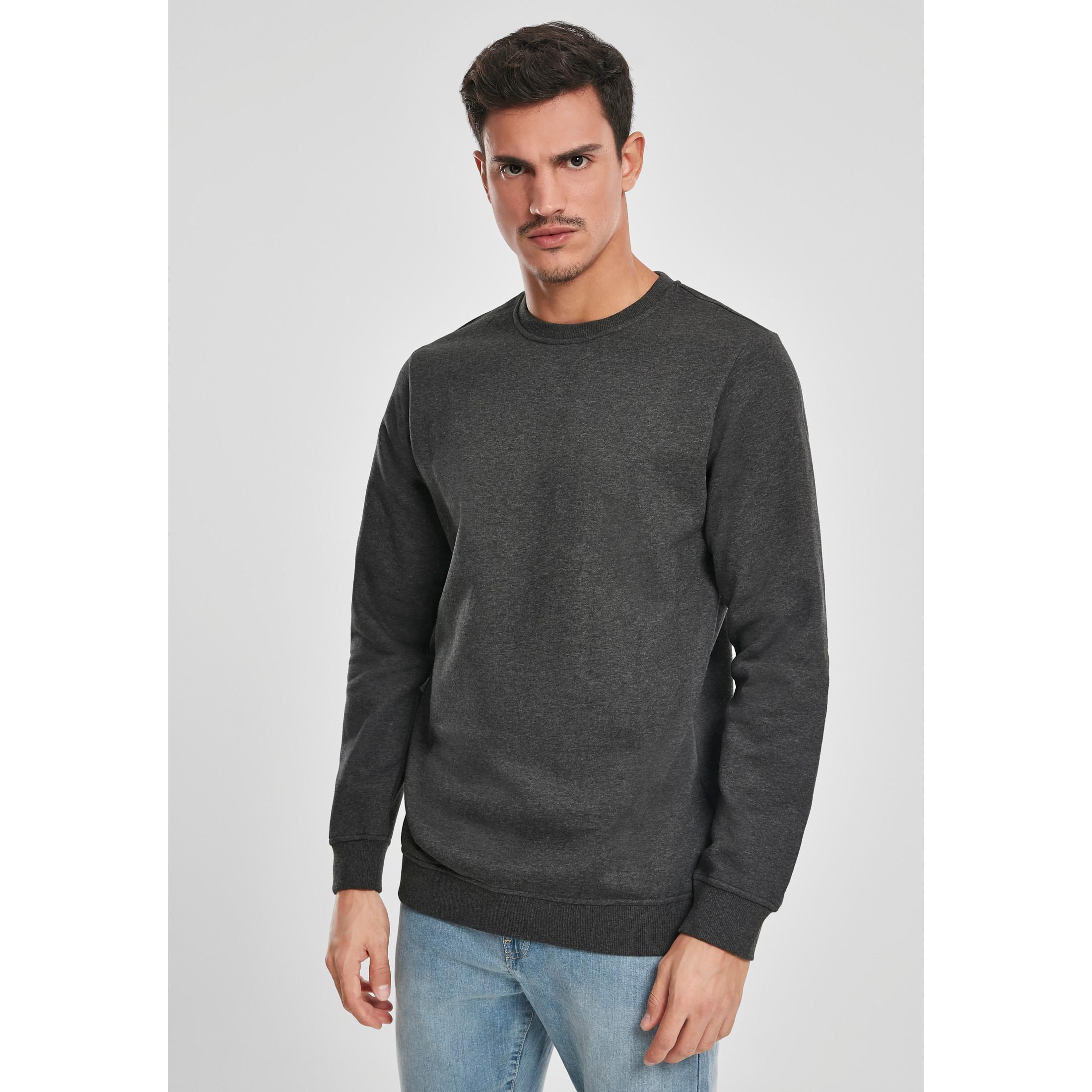 URBAN CLASSICS Basic Terry Crew Neck Sweatshirt  