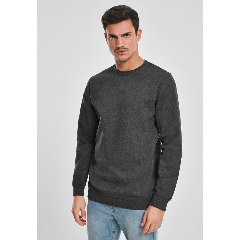 URBAN CLASSICS Basic Terry Crew Neck Sweatshirt  
