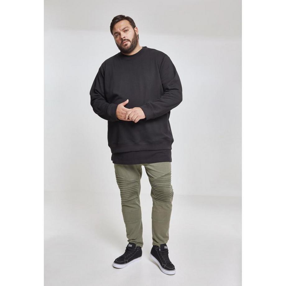URBAN CLASSICS Basic Terry Crew Neck Sweatshirt  