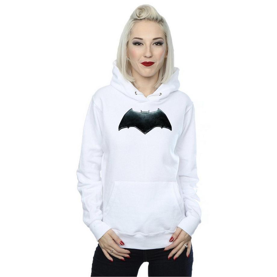DC COMICS Justice League Batman Logo Felpa con Cappuccio  