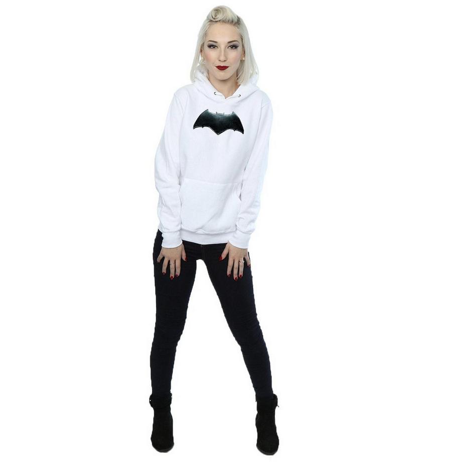 DC COMICS Justice League Batman Logo Felpa con Cappuccio  