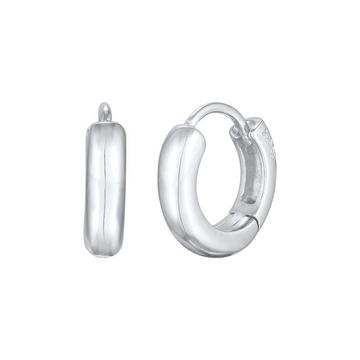 Ohrringe Creolen Scharnier Basic Rund