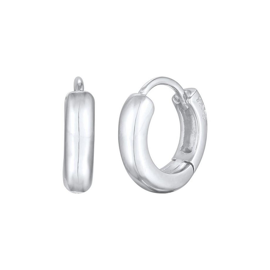 Ohrringe Creolen Scharnier Basic Rund