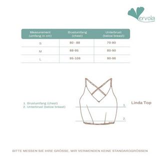 Vervola  Yoga Bustier - 'Linda' - nachhaltig und komfortabel 