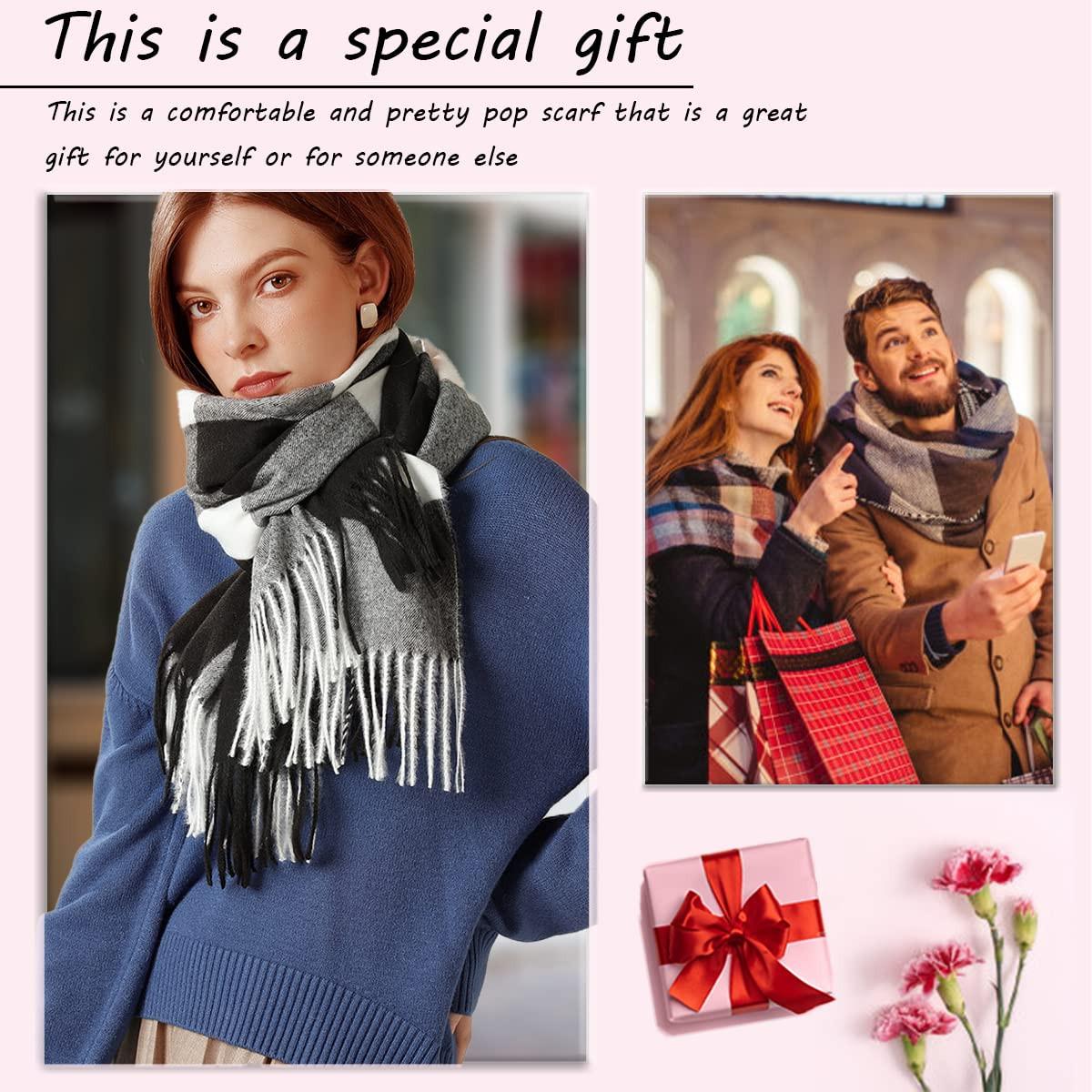 Only-bags.store Plaid Poncho Morbido Alta Qualità Invernale Sciarpa Lavorata a Maglia con Nappe  