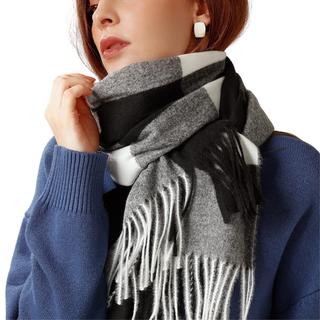 Only-bags.store Plaid Poncho Morbido Alta Qualità Invernale Sciarpa Lavorata a Maglia con Nappe  