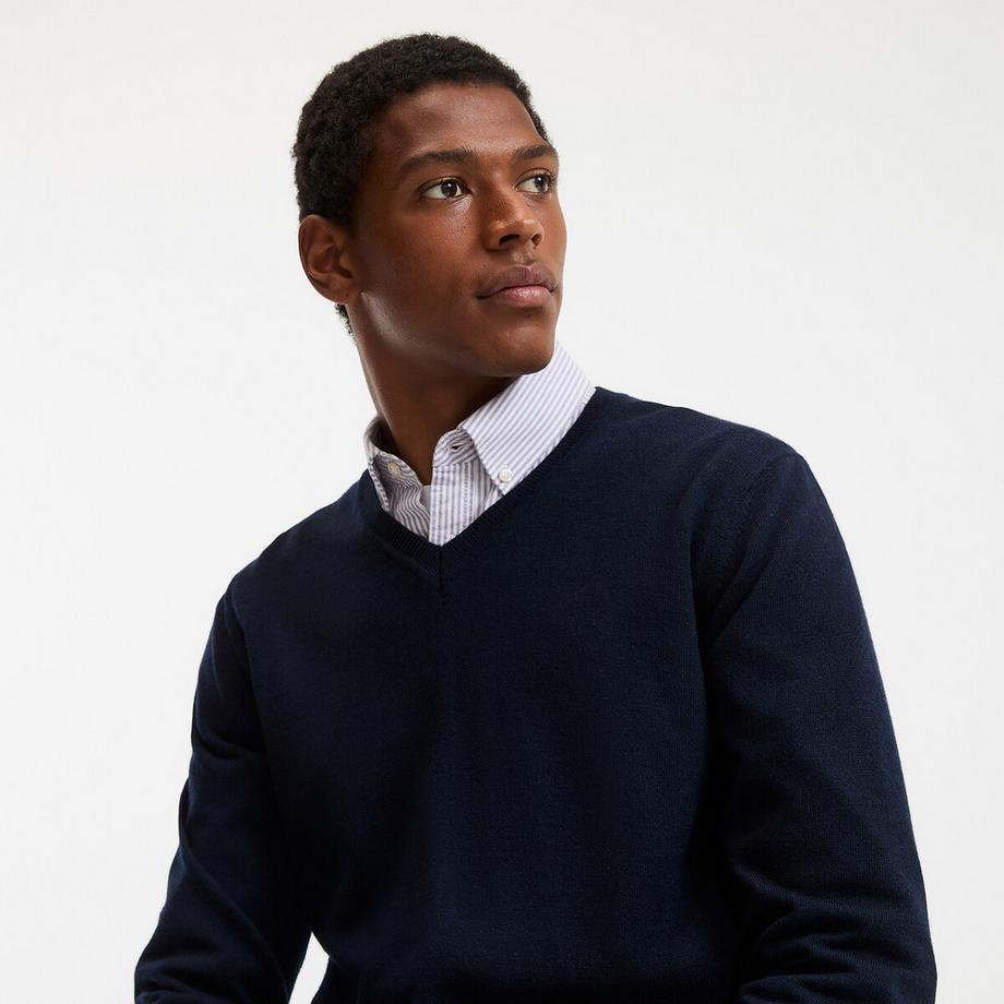 La Redoute Collections V-Ausschnitt Pullover  