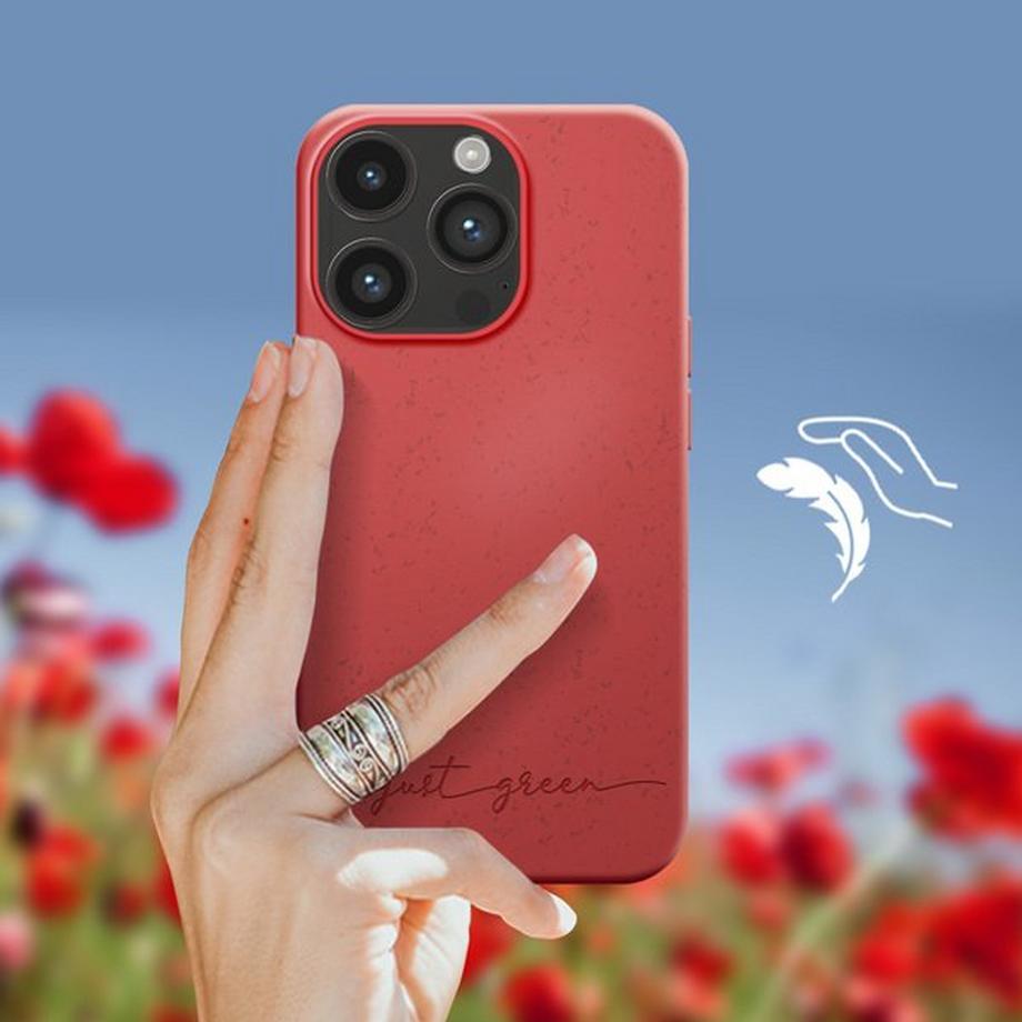 Just green  Just Green Hülle iPhone 14 Pro Max Rot 