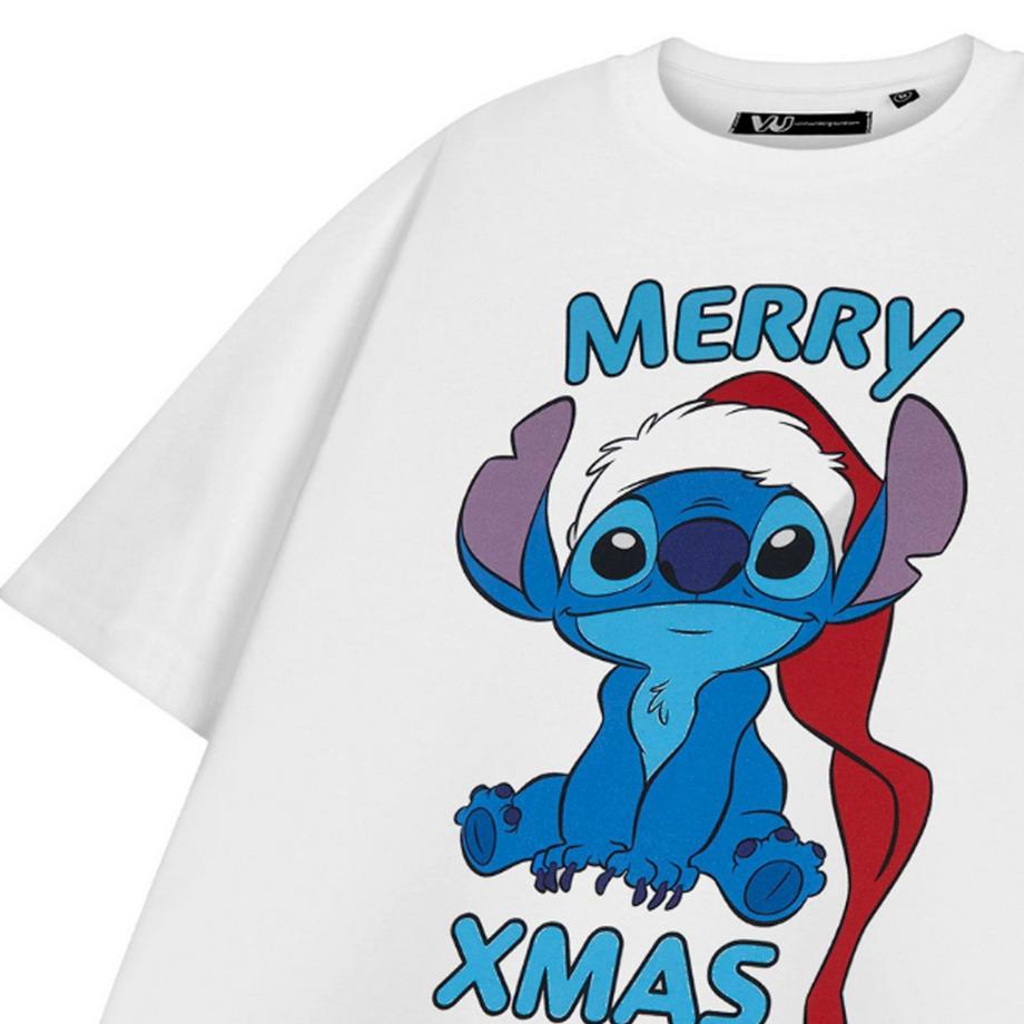 Lilo & Stitch  Merry Xmas TShirt  kurzärmlig 