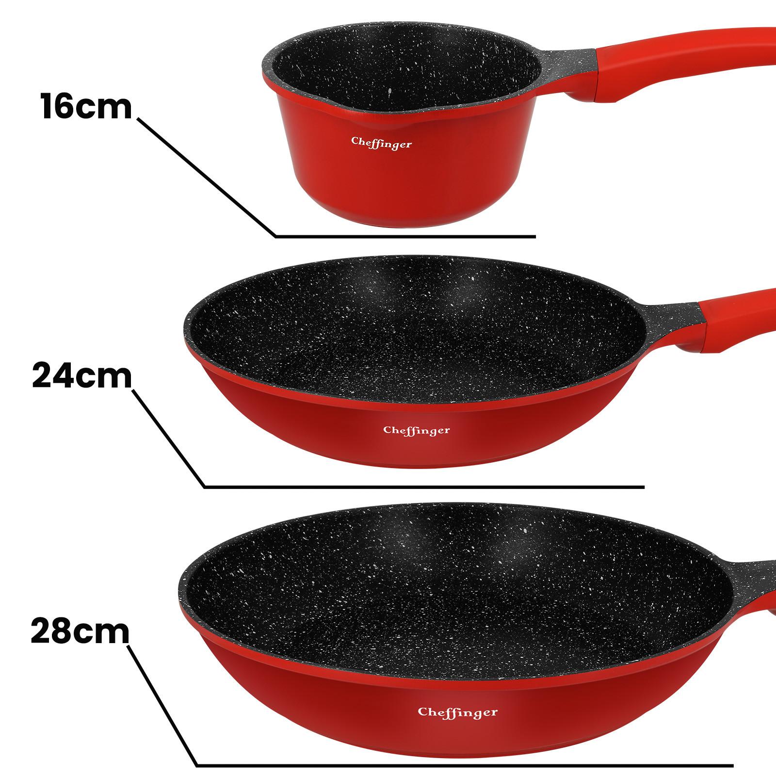 Cheffinger 10-teiliges Kochset mit Induktion  