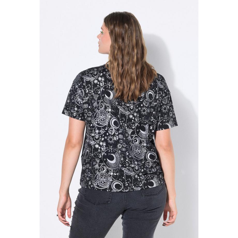 Studio Untold Oversize Shape Sternen Print T-Shirt  