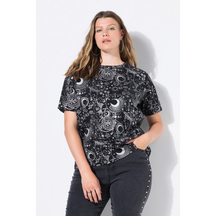 Studio Untold Oversize Shape Sternen Print T-Shirt  