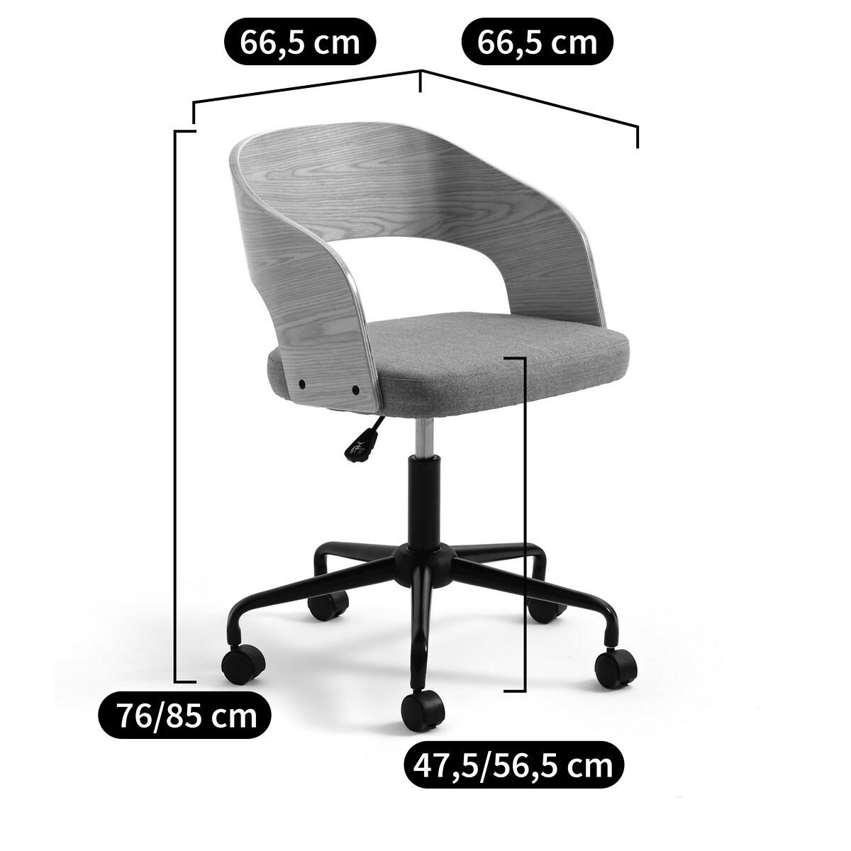 La Redoute Intérieurs Fauteuil de bureau rotatif à roulettes  