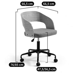 La Redoute Intérieurs Fauteuil de bureau rotatif à roulettes  