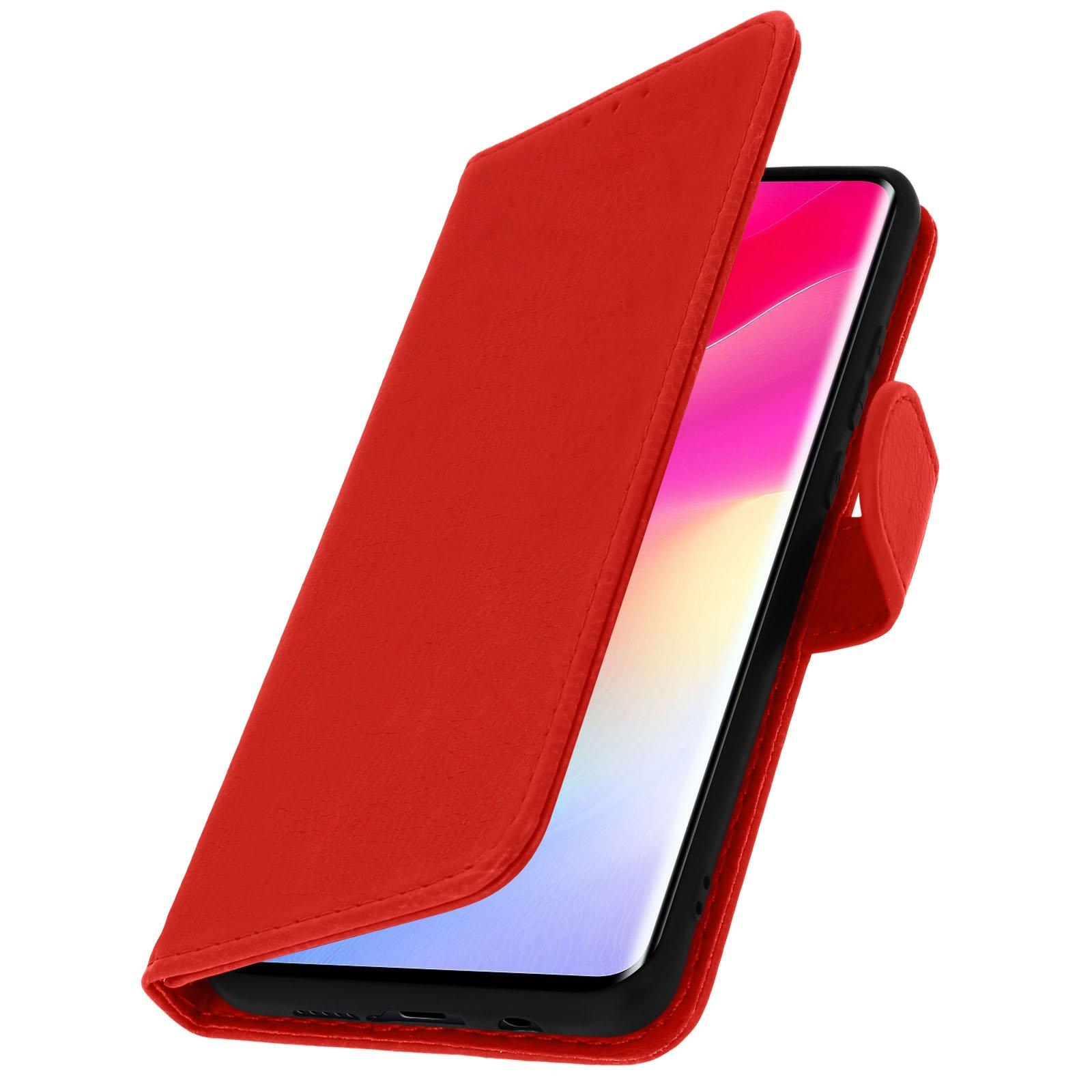 Avizar  Étui Folio Xiaomi Mi Note 10 Lite Rouge 