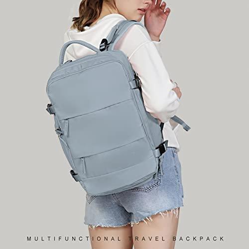 Only-bags.store  Sac à dos de randonnée étanche pour sports de plein air, sac d'école décontracté, adapté à un ordinateur portable de 14 pouces avec port de chargement, compartiment à chaussures 