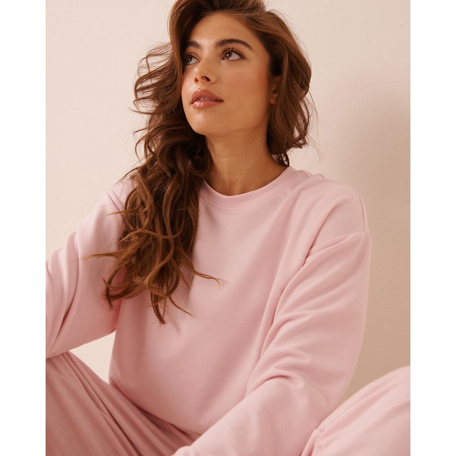 La Vie En Rose Sweat-shirt manches longues en molleton  