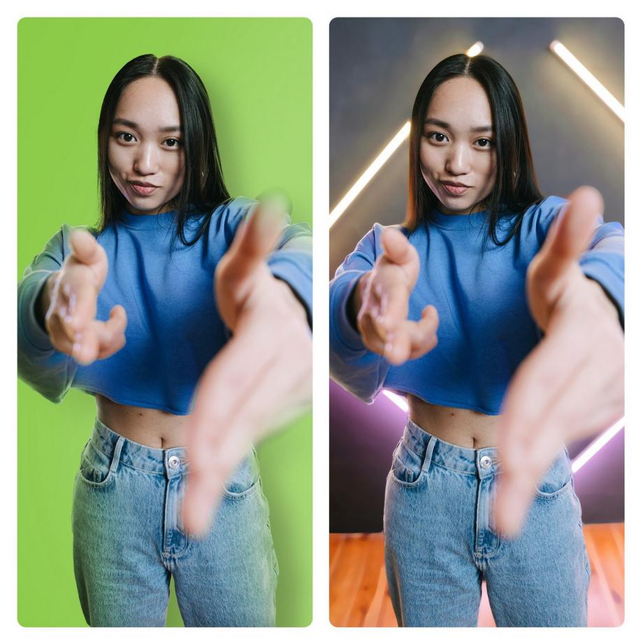 4smarts  Chroma-Key Green Screen 1.1x2m 4Smarts 