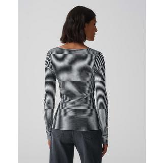 OPUS  T-shirt à rayures Somira stripe coupe droite 