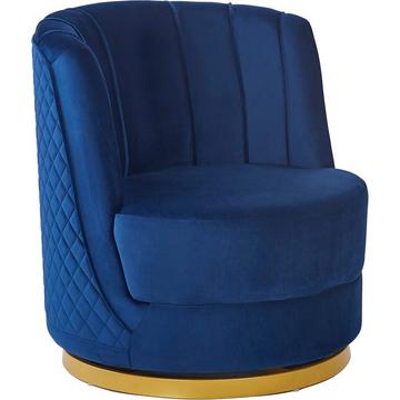 Chaise pivotante Snubstox bleu foncé