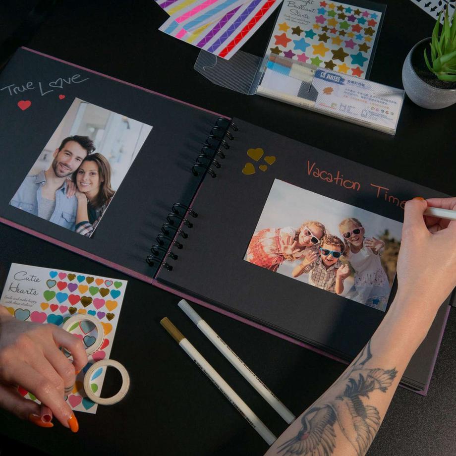 Intirilife Fotoalbum Fotobuch zum selbst gestalten  