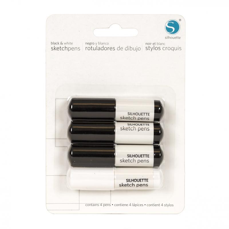 Silhouette  Silhouette SILH-PEN-BLK marqueur 4 pièce(s) Noir, Blanc 