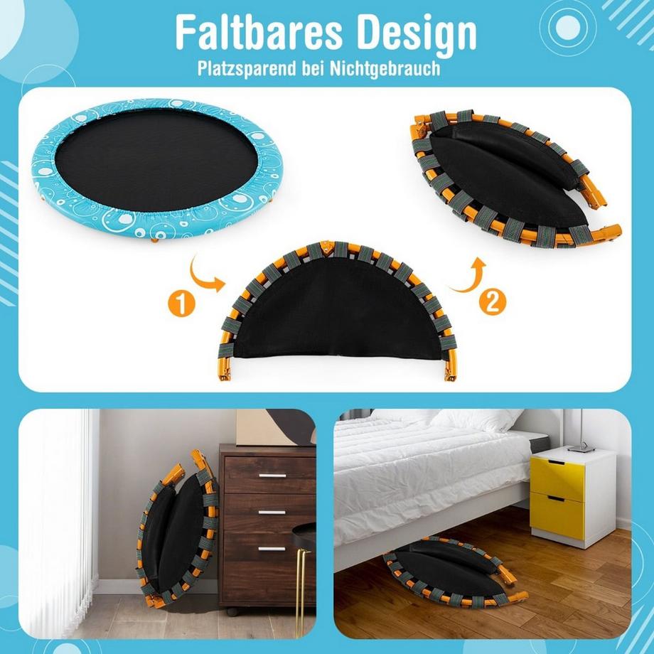 Northix Trampolino per bambini con maniglia  