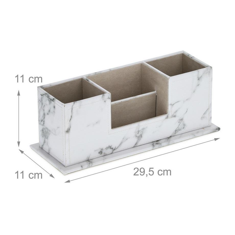 B2X Schreibtisch-Organizer in Marmoroptik  