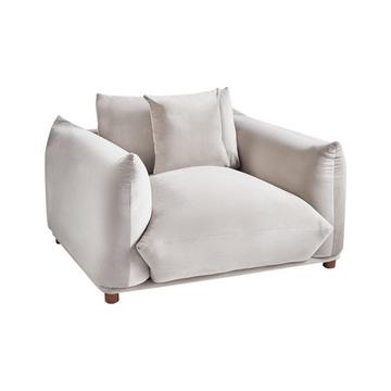 Fauteuil en Velours Glamour LUVOS