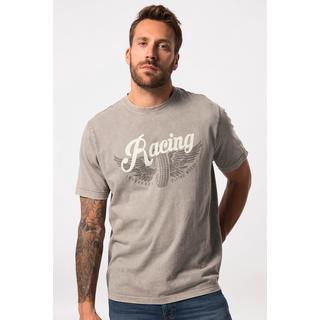 JP1880  T-shirt à manches courtes et imprimé sur la poitrine, style vintage – jusqu'au 8 XL 