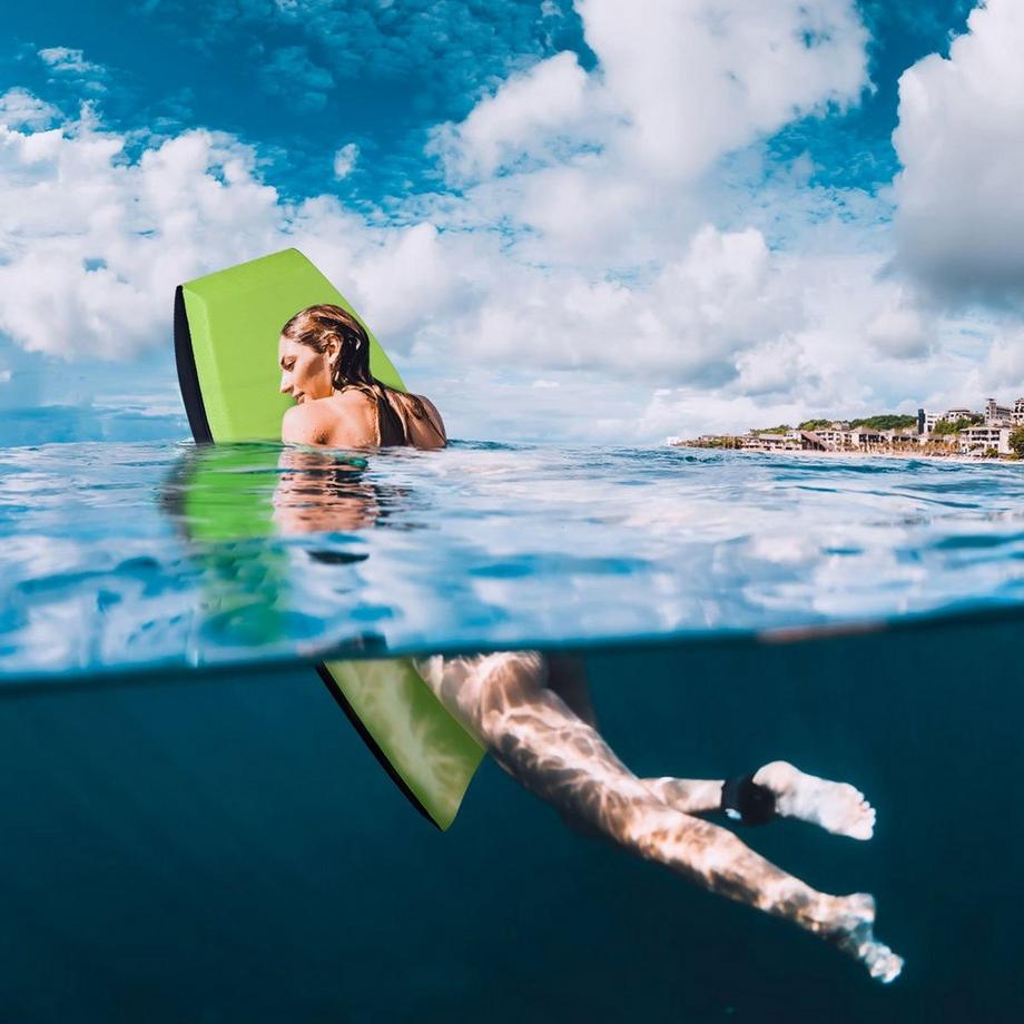 B2X  Bodyboard leichtgewichtig Schwimmbrett mit EPS-Kern & XPE Oberfläche für den Strand für Kinder & Erwachsene 106cm Grün 