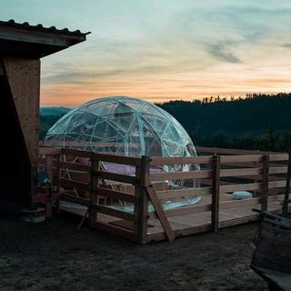 Geschenkidee  Übernachtung in der Bubble Suite - auf dem Tiergnadenhof im Emmental (für 2 Personen) 