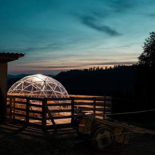 Geschenkidee  Übernachtung in der Bubble Suite - auf dem Tiergnadenhof im Emmental (für 2 Personen) 