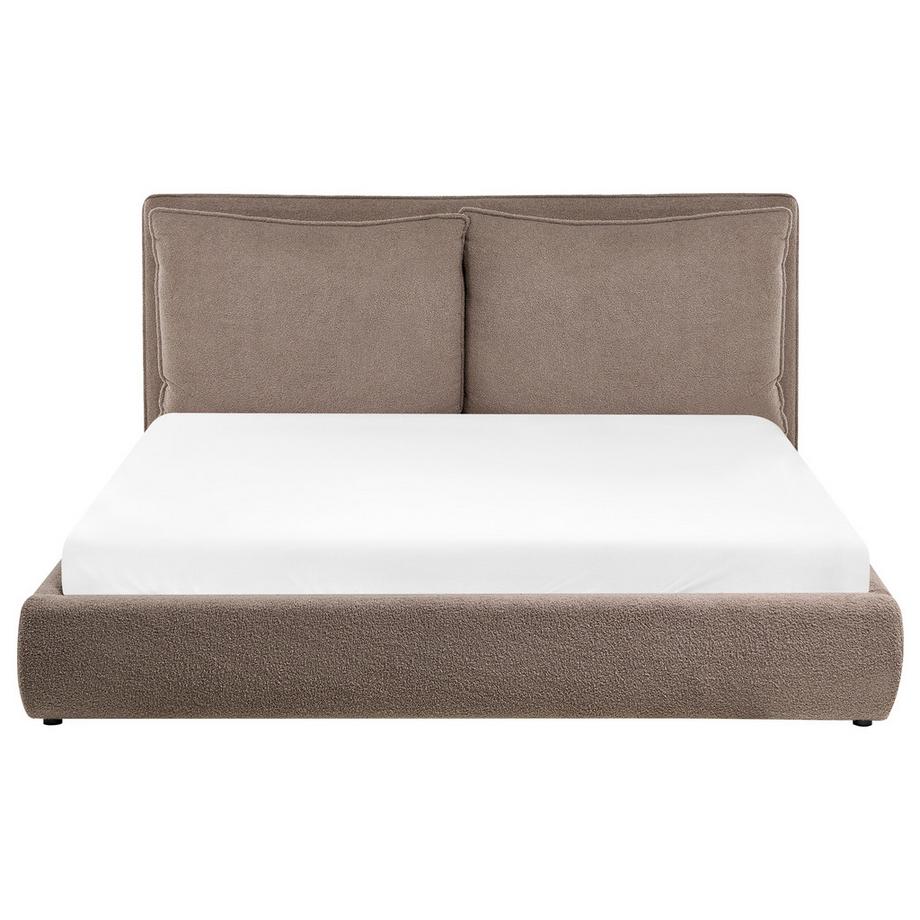 Beliani Letto ad acqua en Bouclé  BAJONNA  