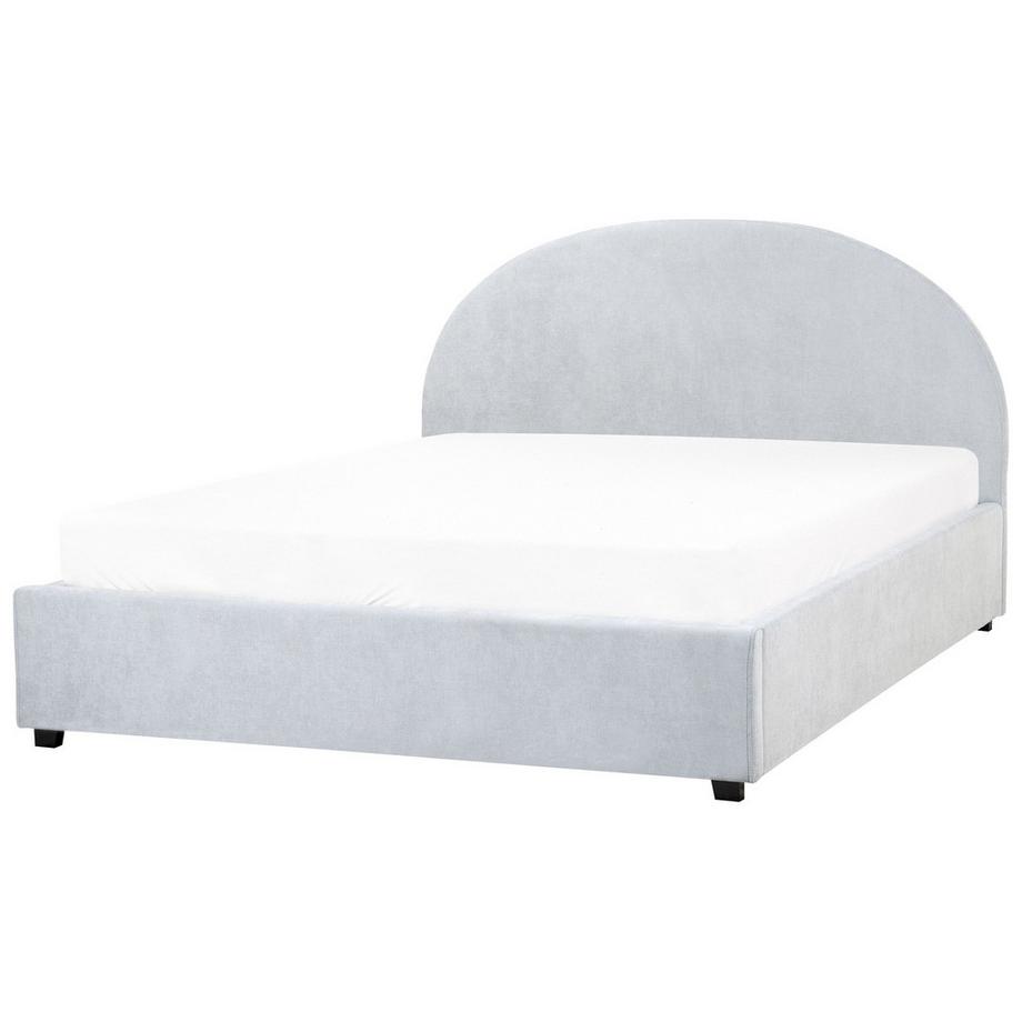 Beliani Letto contenitore en Tessuto Retrò VAUCLUSE  