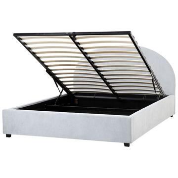 Lit ottoman en Tissu Rétro VAUCLUSE