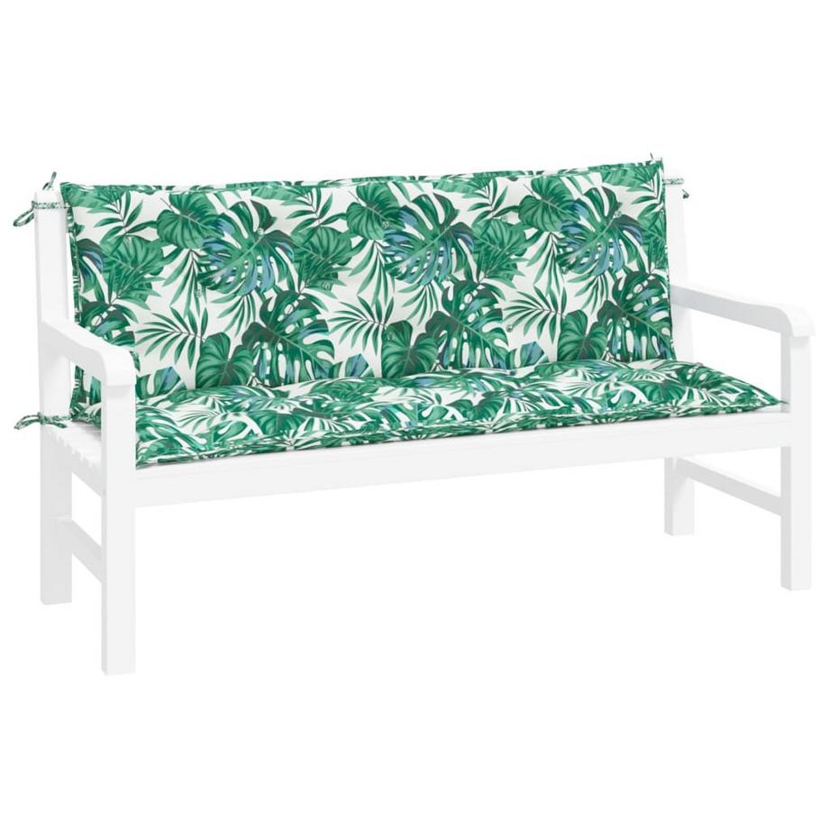 VidaXL cuscino per panca da giardino Tessuto  