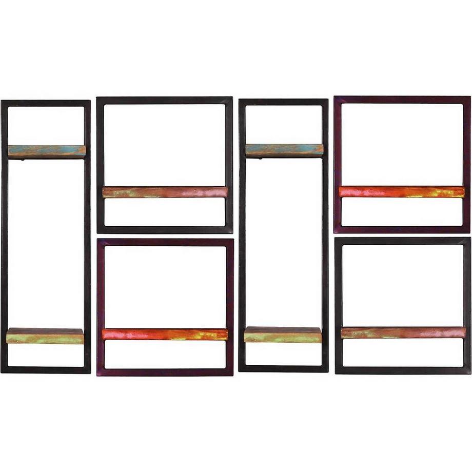 Mensola a muro River colorful 135x25x75 (6 pz.)