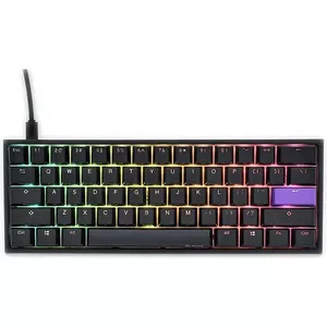 One 2 Mini RGB Tastatur USB Schweiz Schwarz
