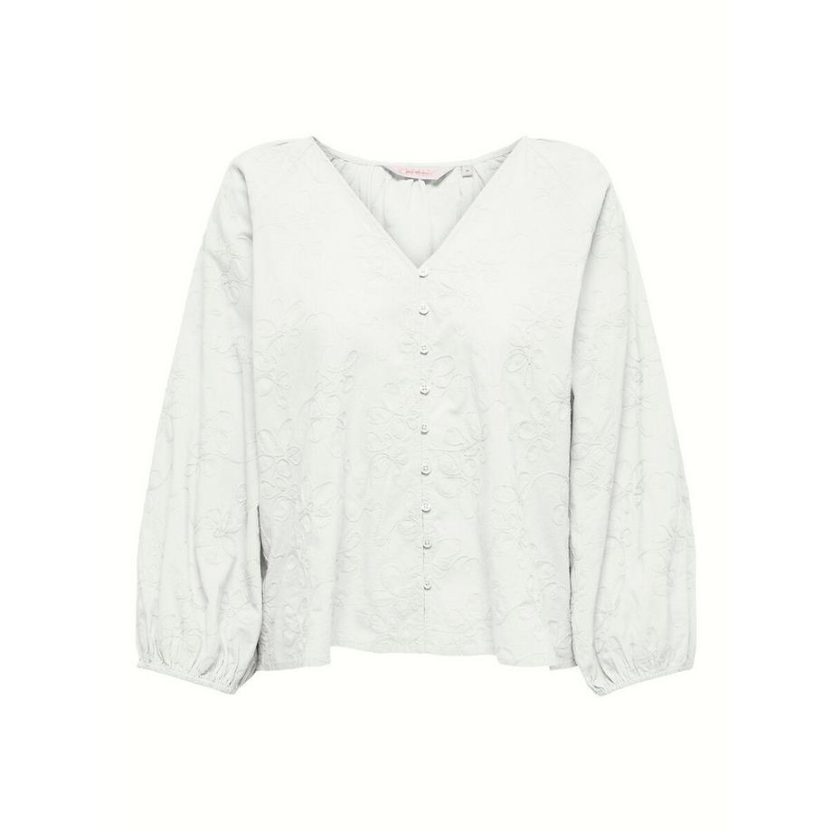 Bestickte langärmelige Bluse