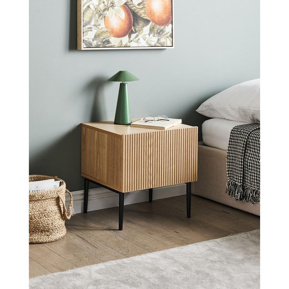 Beliani Comodino en Fibra a media densità (MDF)  BLYTHE  