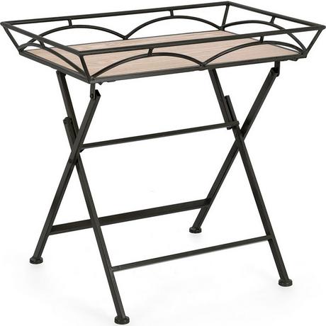 mutoni Table d'appoint Guenda noire  