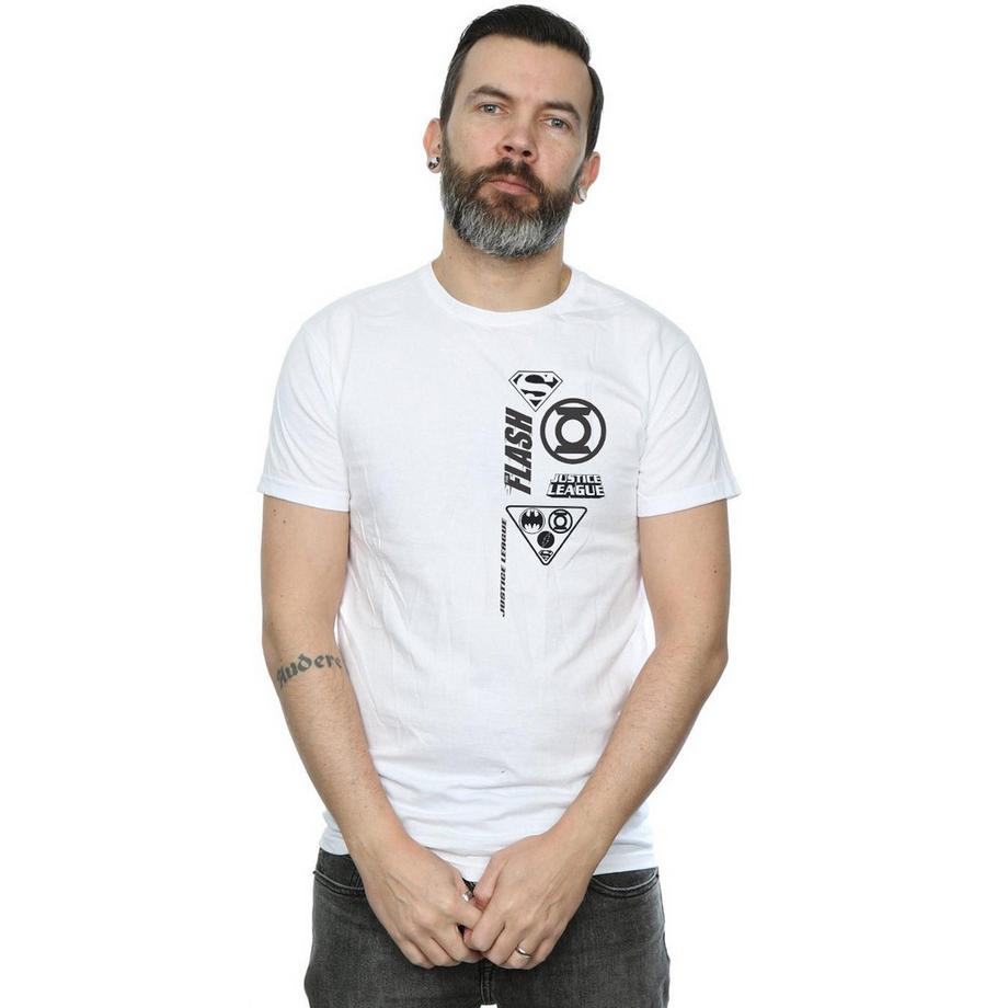 DC COMICS Justice League Bedrucktes T-Shirt  