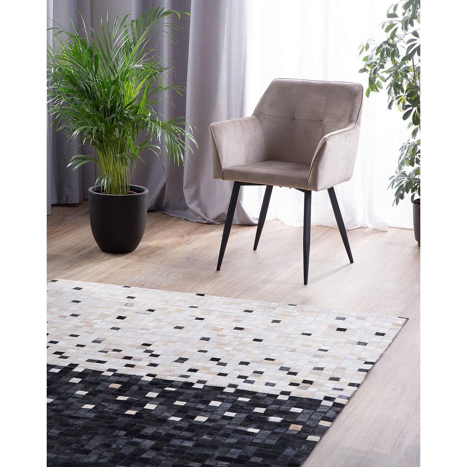 Beliani Tappeto en Pelle Naturale  ERFELEK  