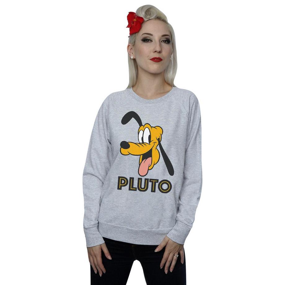 Disney Pluto Imprimé Graphique Coupe Ajustée Sweatshirt  