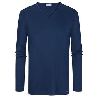 mey Langarm V-Ausschnitt Schlafanzug Shirt  