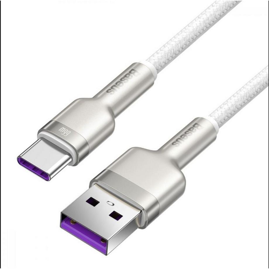 Baseus USB – USB-C-Kabel, 66 W, 2 m – Weiß