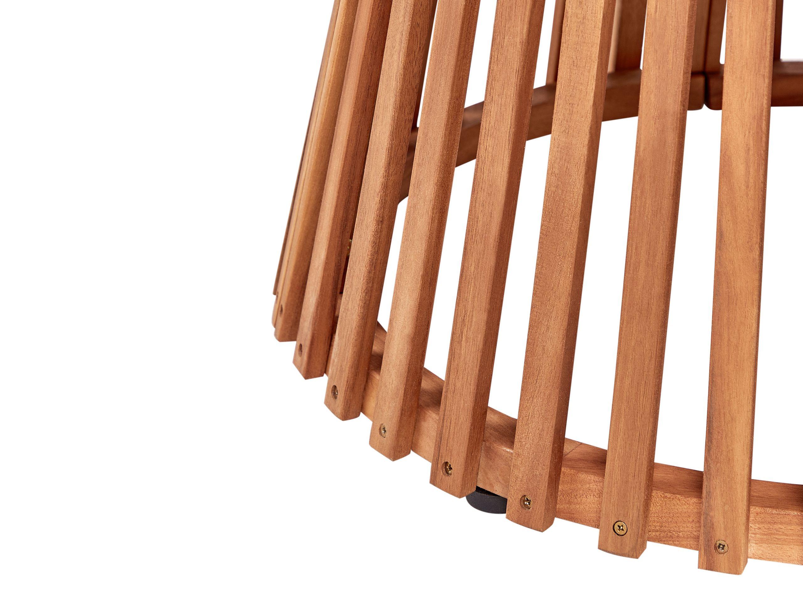 Beliani Gartentisch aus Akazienholz Mediterran AGELLO  