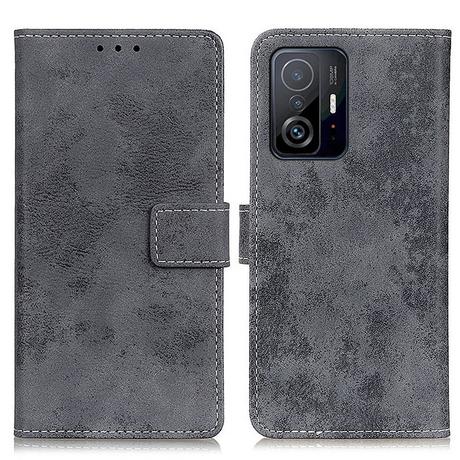 Cover-Discount  Xiaomi 11t - Vintage Etui Wildleder Optik 