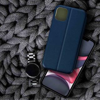 Avizar  Housse iPhone 11 Simili-Cuir Bleu 